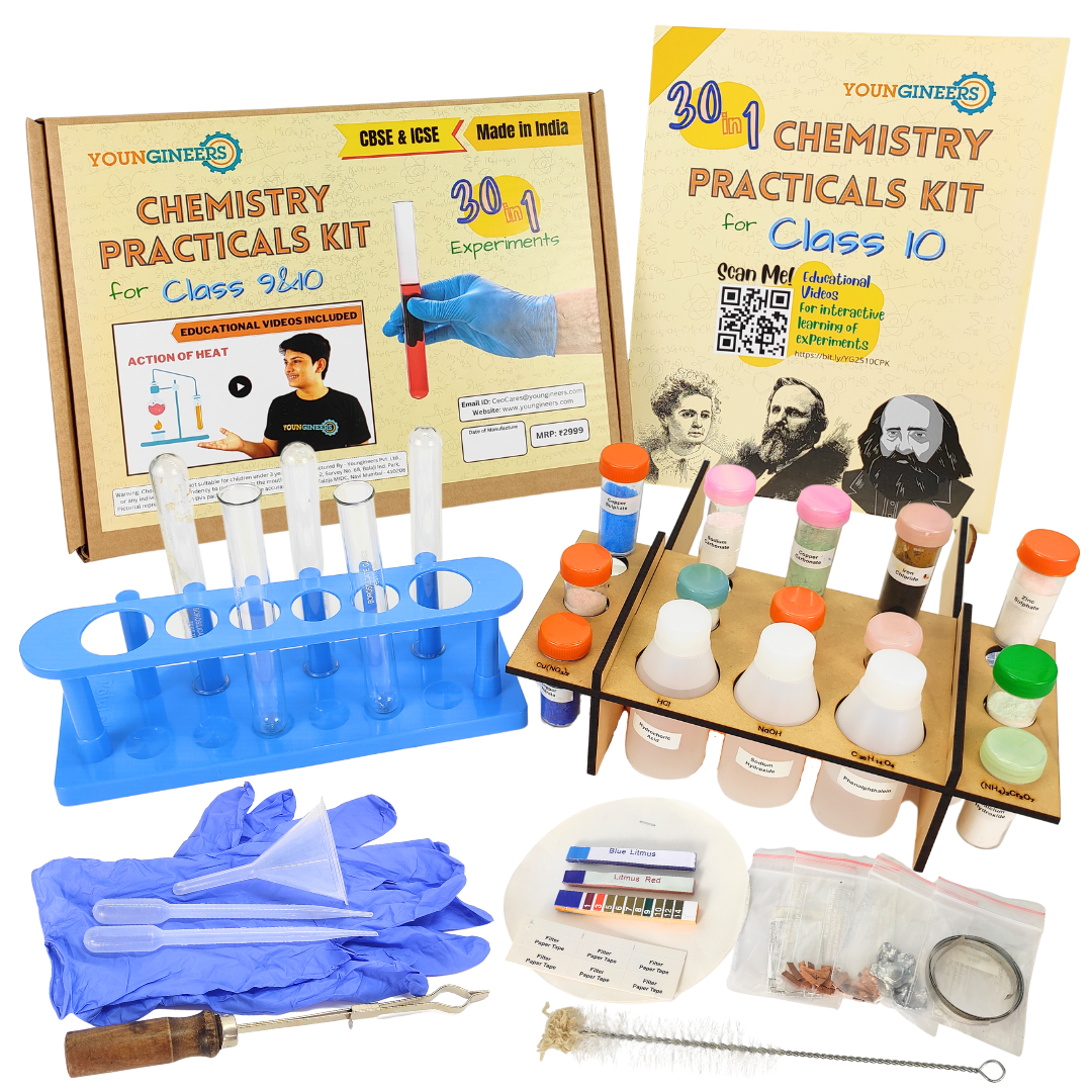Chemistry Practicals Kit for Class 9 10 Youngineers